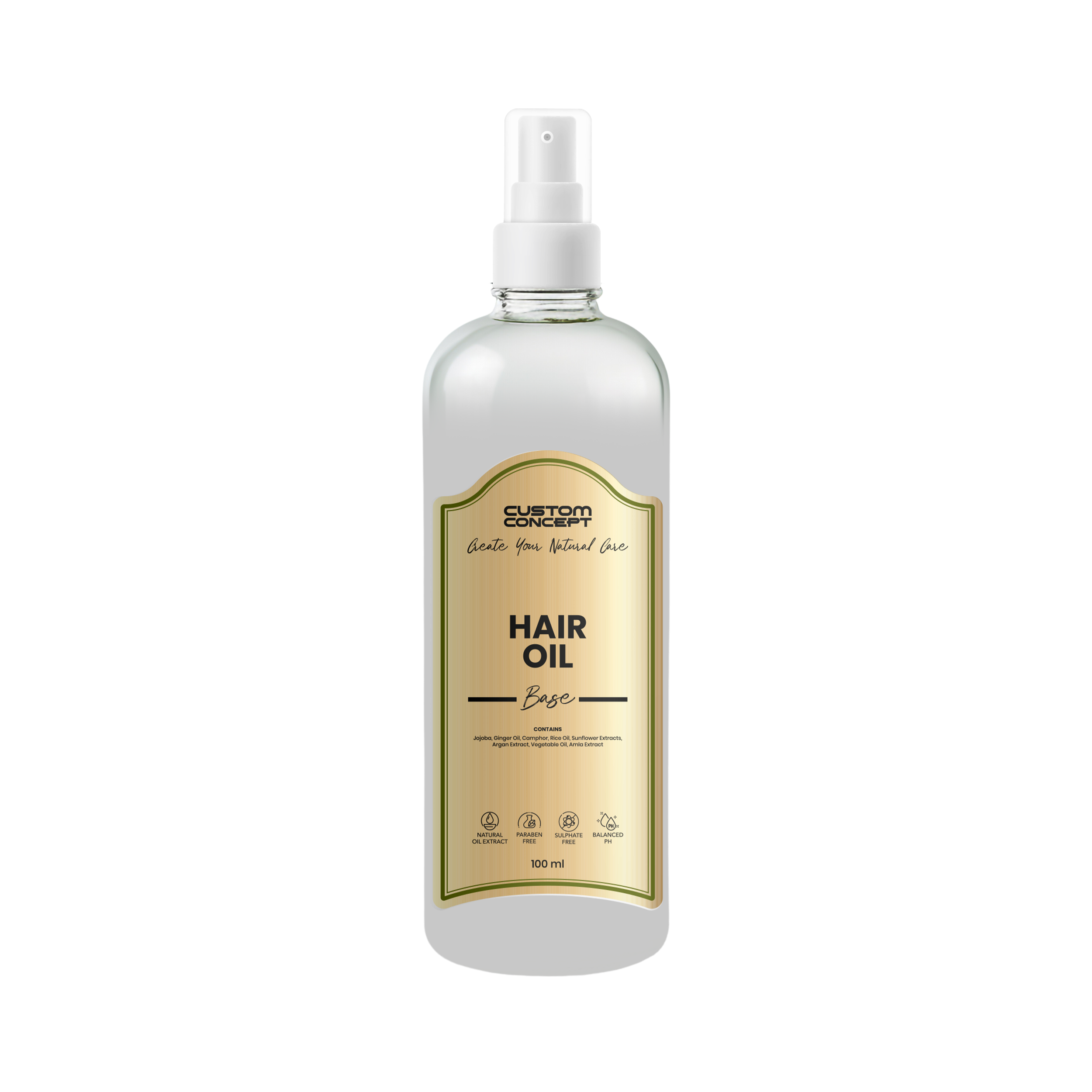 Natural hair oil